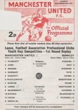 Manchester United Youth v Burnley Youth 15-Nov-1977