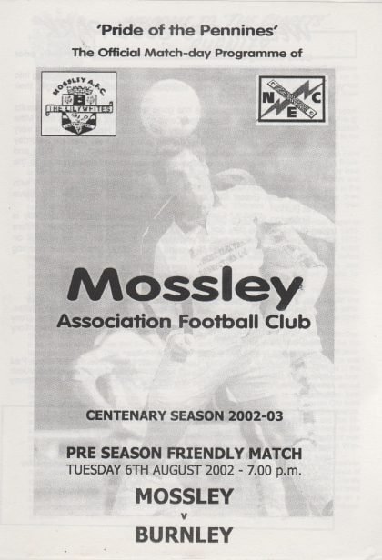 Mossley v Burnley 06-Aug-2002