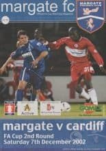 Margate v Cardiff City 07-Dec-2002