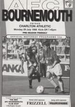 AFC Bournemouth v Charlton Athletic 29-Jul-1996