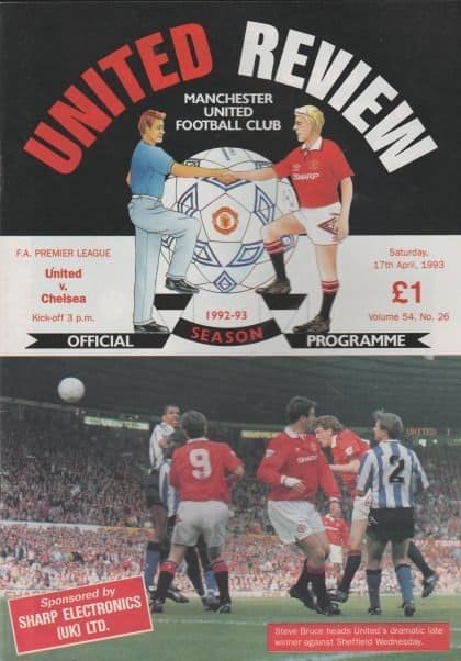 Manchester United v Chelsea 17-Apr-1993