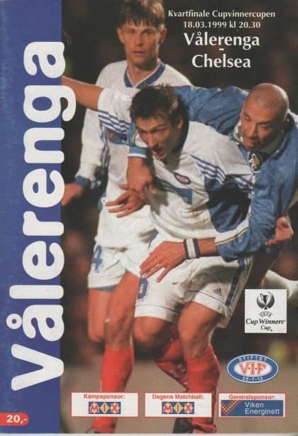 Vålerenga v Chelsea 18-Mar-1999