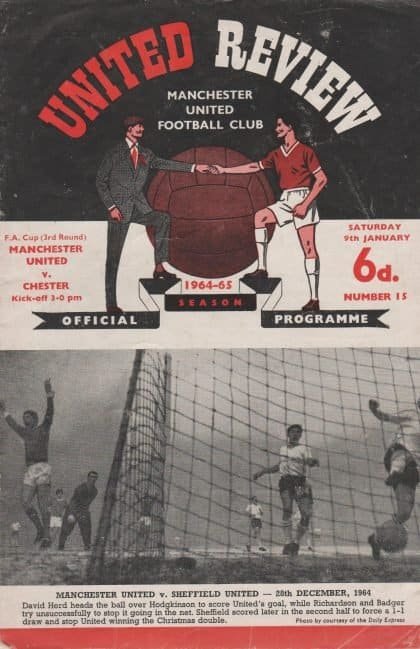 Manchester United v Chester  09-Jan-1965