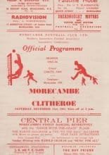 Morecambe v Clitheroe 21-Dec-1963