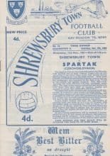 Shrewsbury Town v Colchester United  09-Nov-1963