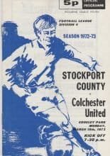 Stockport County v Colchester United 19-Mar-1973