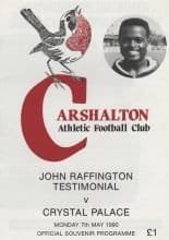 Carshalton Athletic v Crystal Palace 07-May-1990