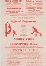 Morecambe Reserves v Crompton Reserves 05-Oct-1963