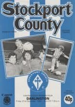 Stockport County v Darlington   21-Dec-1984