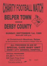 Belper Town v Derby County XI 01-Sep-1996