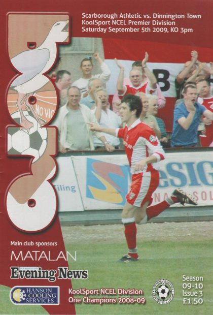 Scarborough Athletic v Dinnington Town  05-Sep-2009