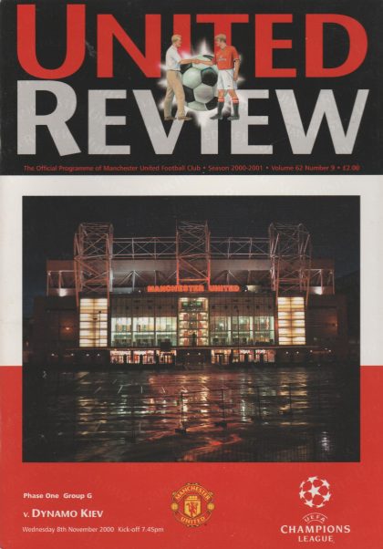 Manchester United v Dynamo Kiev 08-Nov-2000