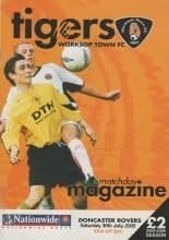 Worksop Town v Doncaster Rovers 30-Jul-2005