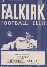 Falkirk v Dundee United  13-Nov-1965
