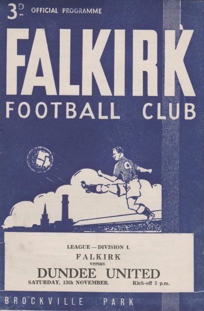 Falkirk v Dundee United  13-Nov-1965