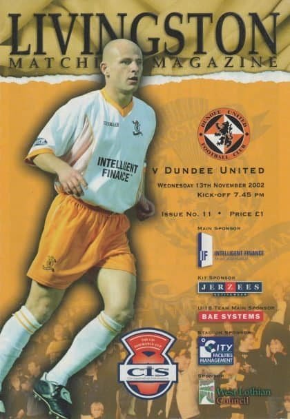 Livingston v Dundee United 13-Nov-2002