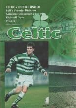 Glasgow Celtic v Dundee United  21-Dec-1996