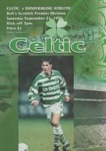 Glasgow Celtic v Dunfermline Athletic 21-Sep-1996