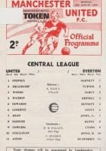 Manchester United Reserves v Everton Reserves 18-Aug-1969