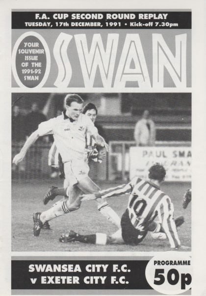 Swansea City v Exeter City   17-Dec-1991