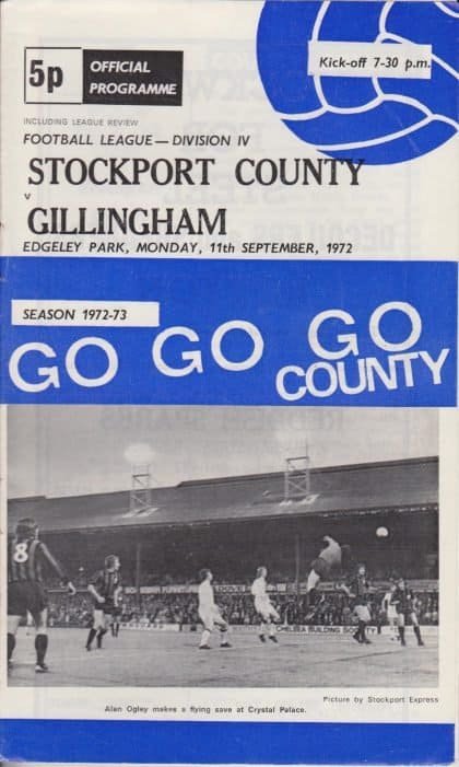Stockport County v Gillingham  11-Sep-1972