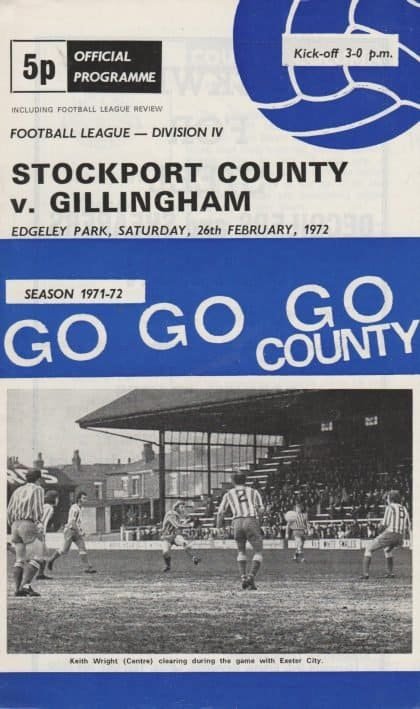 Stockport County v Gillingham  26-Feb-1972