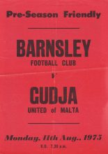 Barnsley v Gudja United 11-Aug-1975