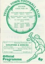 Yeovil Town v Guildford & Dorking 02-Oct-1974