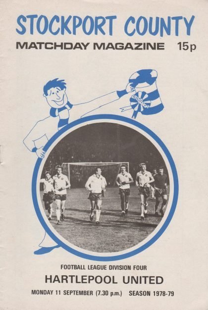 Stockport County v Hartlepool United  11-Sep-1978