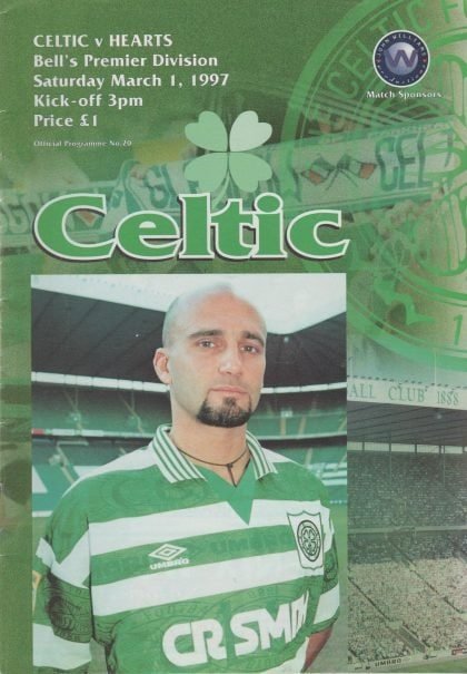 Glasgow Celtic v Heart of Midlothian  01-Mar-1997