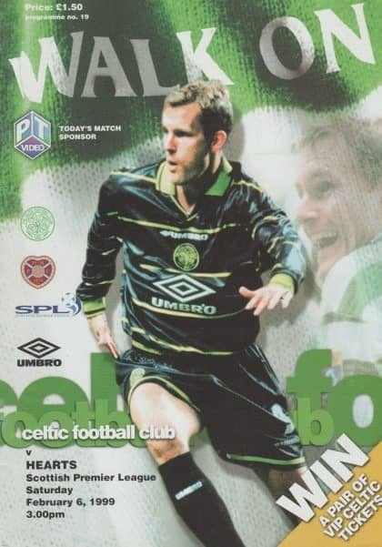 Glasgow Celtic v Heart of Midlothian  06-Feb-1999