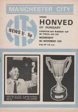 Manchester City v Honved 04-Nov-1970
