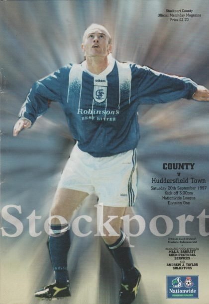 Stockport County v Huddersfield Town  19-Dec-1994