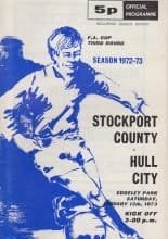 Stockport County v Hull City 13-Jan-1973