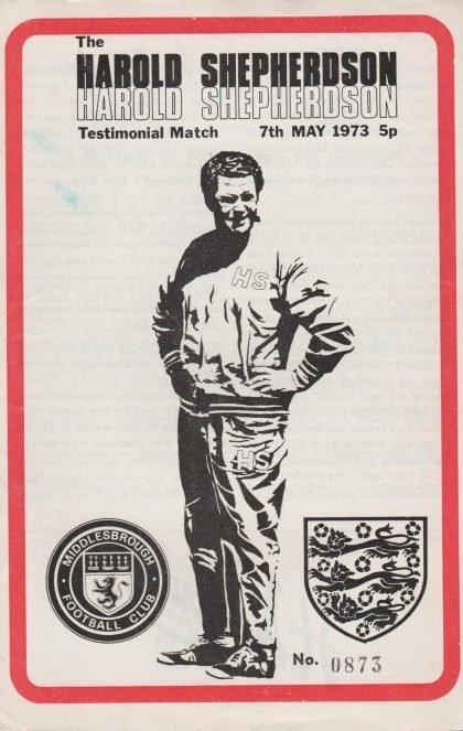 Middlesbrough v International XI  07-May-1973