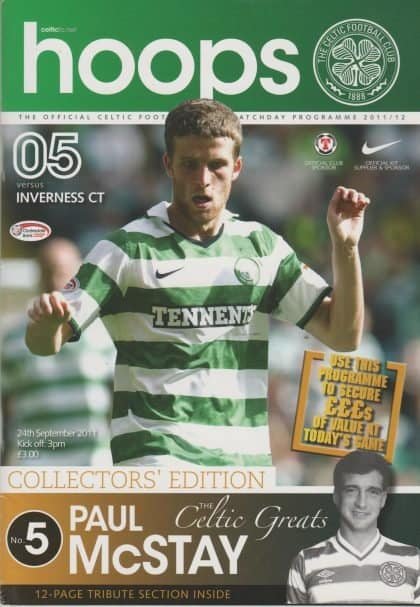 Glasgow Celtic v Inverness Caledonian Thistle  24-Sep-2011