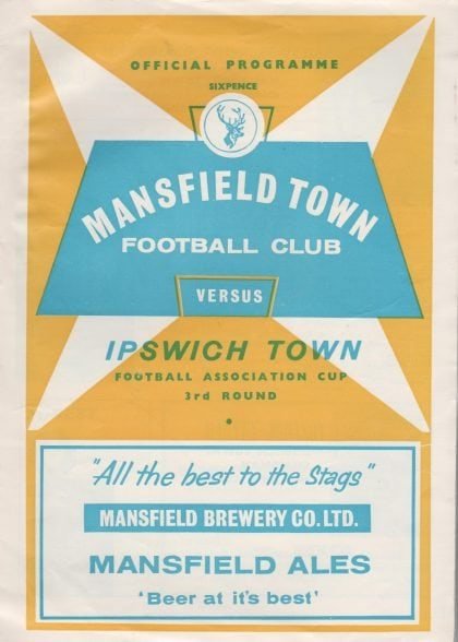 Mansfield Town v Ipswich Town 05-Jan-1963