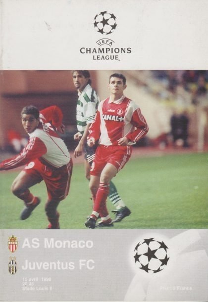 AS Monaco v Juventus 15-Apr-1998
