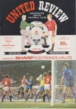 Manchester United v Leeds United 08-Dec-1990