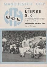 Manchester City v Lierse S.K. 26-Nov-1969
