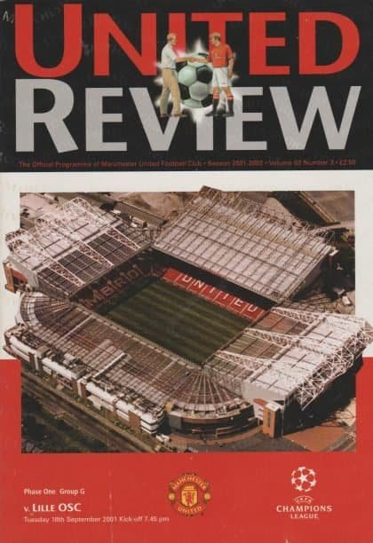 Manchester United v Lille 18-Sep-2001