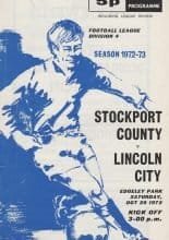 Stockport County v Lincoln City 28-Oct-1972