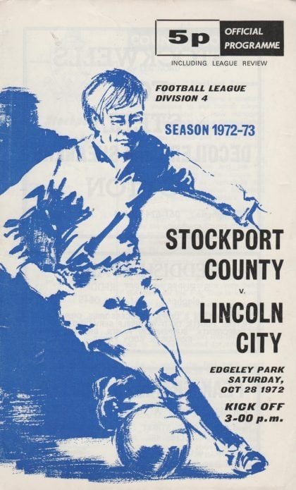 Stockport County v Lincoln City 28-Oct-1972