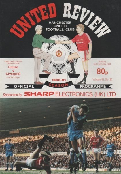 Manchester United v Liverpool 03-Feb-1991