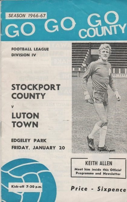 Stockport County v Luton Town 20-Jan-1967