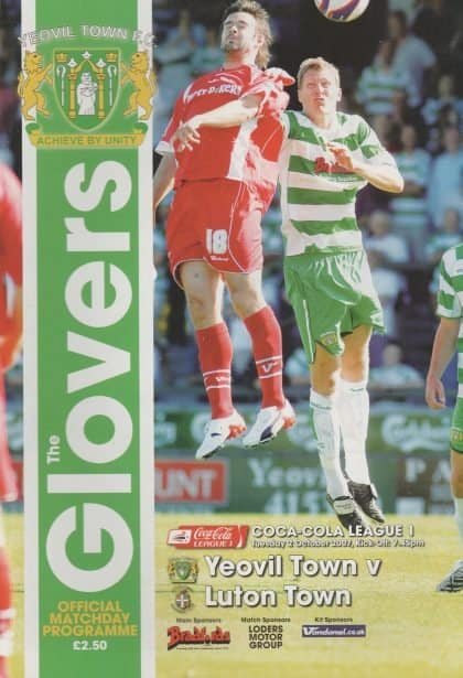Yeovil Town v Luton Town   02-Oct-2007