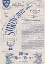 Shrewsbury Town v Manchester City  13-Jan-1965