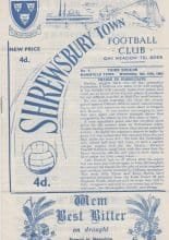 Shrewsbury Town v Mansfield Town 16-Oct-1963
