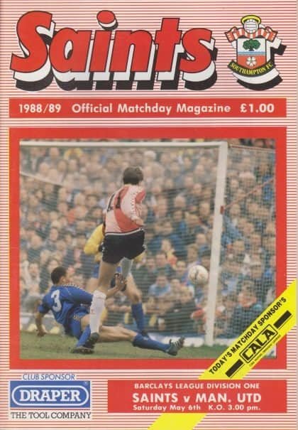 Southampton v Manchester United 06-May-1989