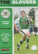 Yeovil Town v Morecambe 18-Jan-2003